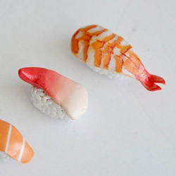 首饰泥DIY美味寿司的教程
