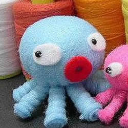 不织布可爱章鱼的做法 布艺手工制作章鱼玩偶