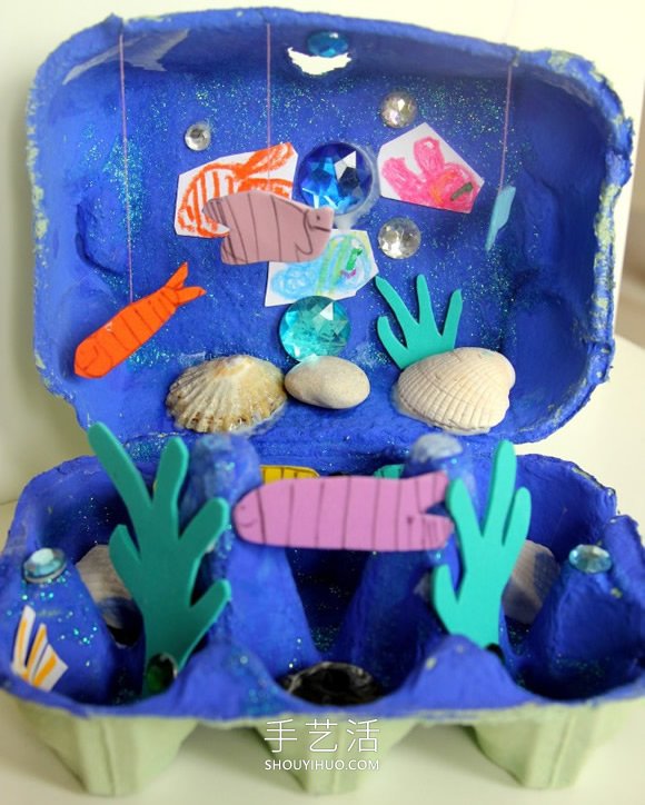 幼儿园海洋工艺品手工制作图片