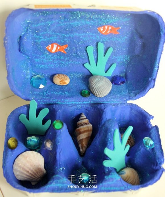幼儿园海洋工艺品手工制作图片