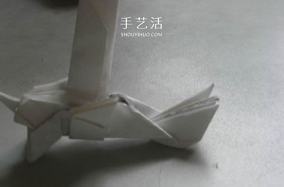 双翼飞机的折纸方法 怎么折双翼机的步骤图