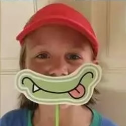 简单又搞笑的儿童大嘴巴面具手工制作