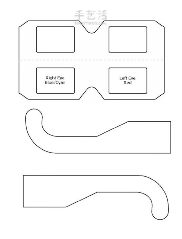 用塑料袋自制3D眼镜的方法简易教程