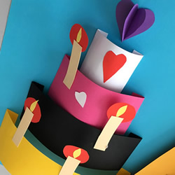 超好看的生日贺卡DIY 立体生日蛋糕贺卡做法