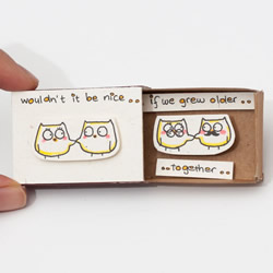 小巧可爱的火柴盒手工制作独一无二的万用卡片