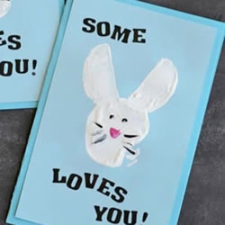 让兔子为你传情！可爱卡通情人节贺卡DIY制作