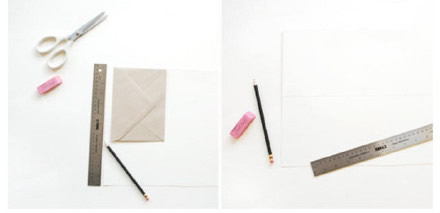 剪纸制作可爱连环小人贺卡的方法图解教程
