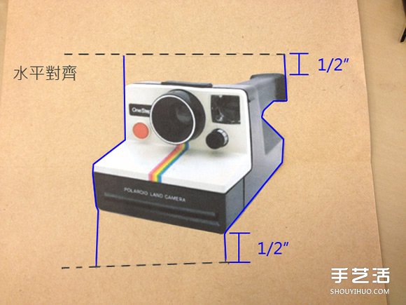 自制宝丽来相机立体贺卡的方法步骤图解