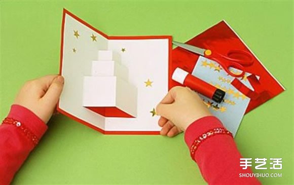 简单圣诞贺卡制作图解 手工圣诞卡片制作图片