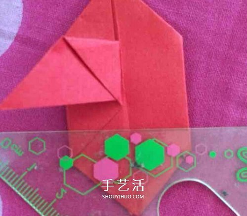 带翅膀灯笼的折纸方法 带穗子纸灯笼折法图解