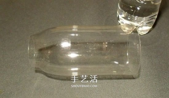 水果网套废物利用 配上矿泉水瓶做灯笼灯饰