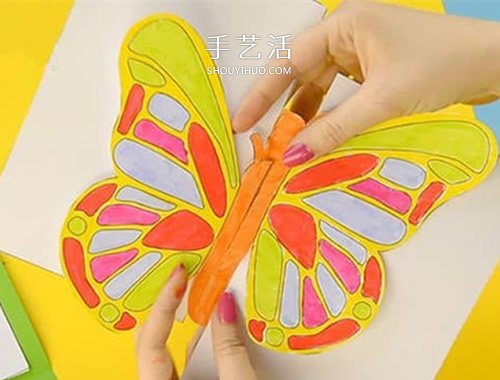 蝴蝶贺卡的制作方法 立体蝴蝶贺卡怎么做图解