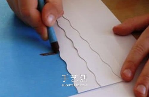 美丽新年雪景贺卡DIY 手工冬季贺卡制作方法