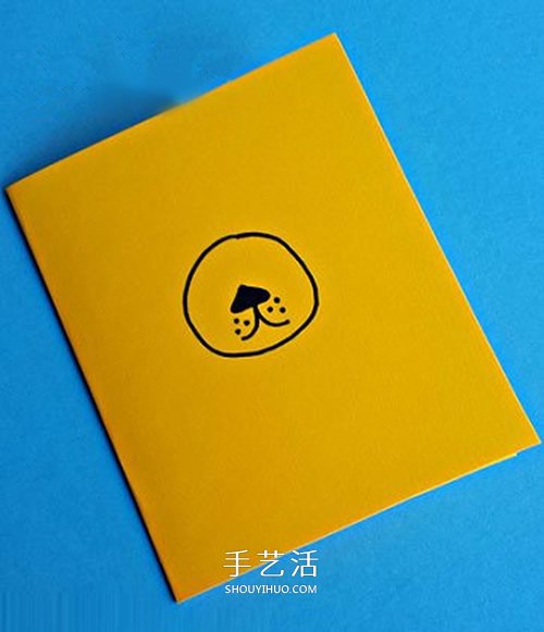 简单又可爱的儿童节卡通贺卡手工制作教程
