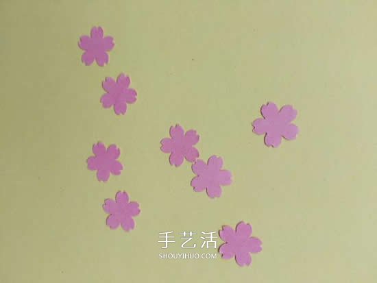 春天里的桃花贺卡做法 母亲节送给最爱的妈妈