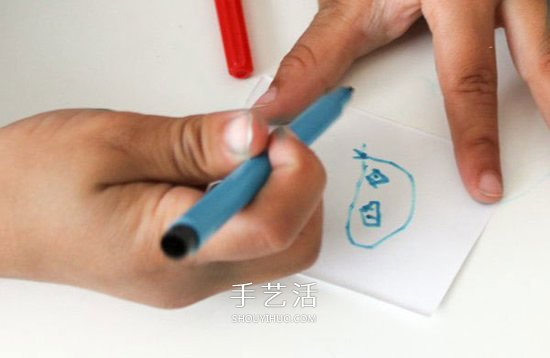 创意父亲节卡片DIY 海绵纸制作手掌贺卡方法