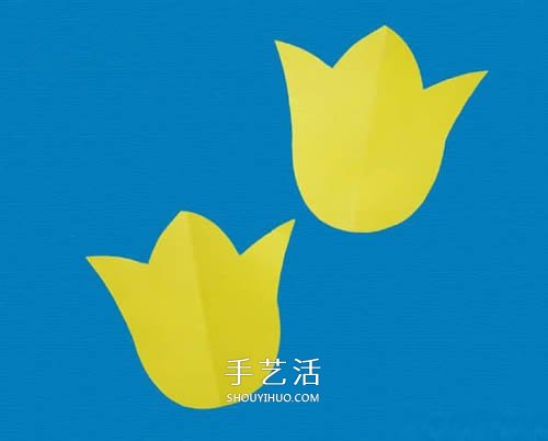 自制郁金香花贺卡的做法 立体花朵盆栽卡片DIY