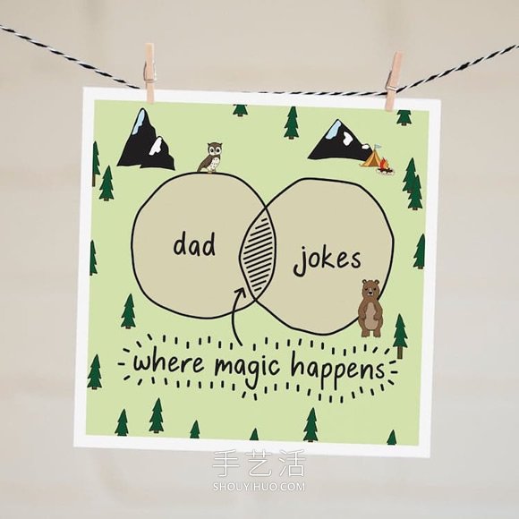 18种父亲节创意卡片，告诉他他对您的意义！