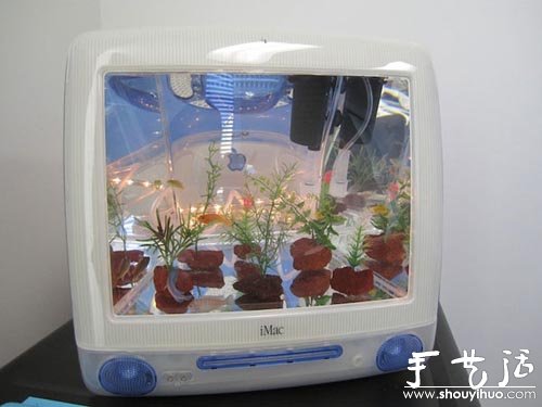 iMac G3废物利用DIY的鱼缸