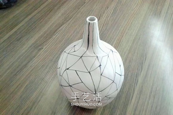 自制艺术范儿花瓶 一个漏斗和气球就搞定！