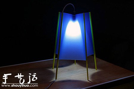 小册子的外壳手工DIY节能灯罩