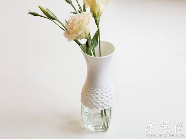 玻璃瓶DIY的时尚花瓶