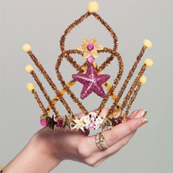 自制美丽的皇冠，实现童年的公主梦