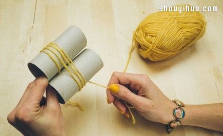 简单的毛线球制作方法详细图解教程