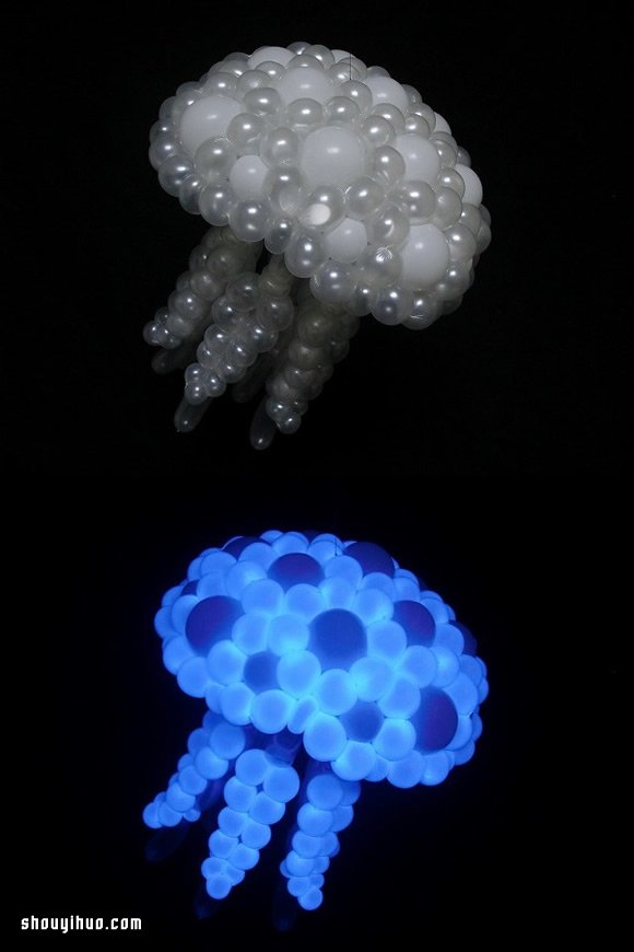 惊艳！日本艺术家的超精致折气球作品