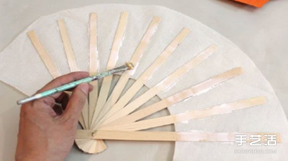 中国传统扇子的手工制作方法过程图解教程