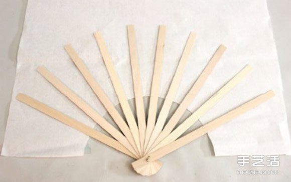 中国传统扇子的手工制作方法过程图解教程