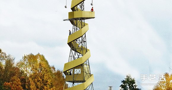 废弃电塔的第二春 统统改造成公园眺高观景台