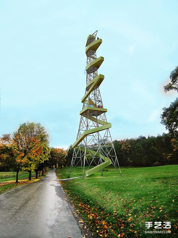 废弃电塔的第二春 统统改造成公园眺高观景台
