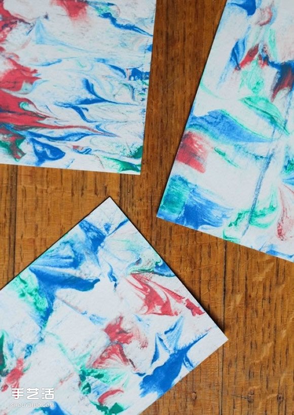 涂鸦风印染信封制作教程 创意涂鸦信封DIY方法