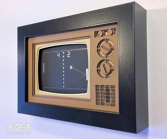 街机游戏3D展示盒 手工制作勾起儿时记忆