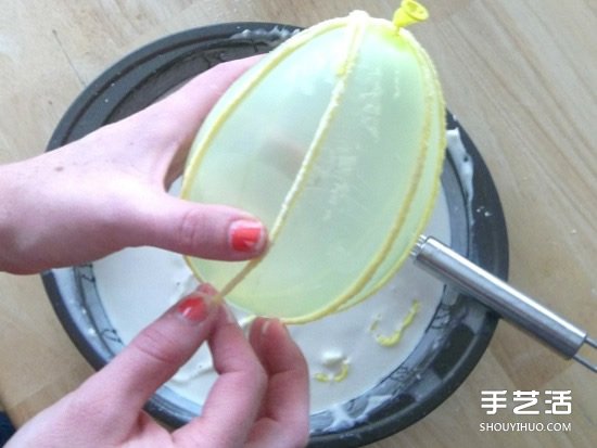 绳子制作复活节彩蛋 手工复活节空心彩蛋DIY