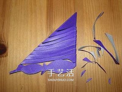 漂亮剪纸挂饰怎么做 手工剪纸挂饰的步骤图