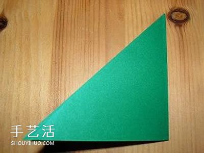 简单挂饰的剪纸方法 绿荫剪纸的折法和步骤图