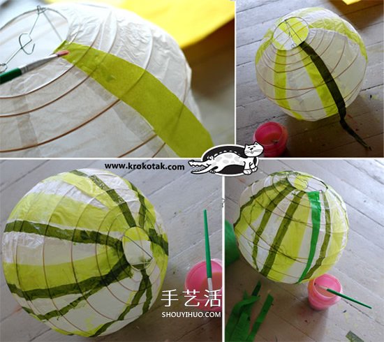 热气球花篮的制作方法 自制创业花篮DIY图解