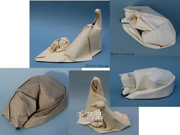折纸的技法：吉泽章发明的湿折法介绍和技巧