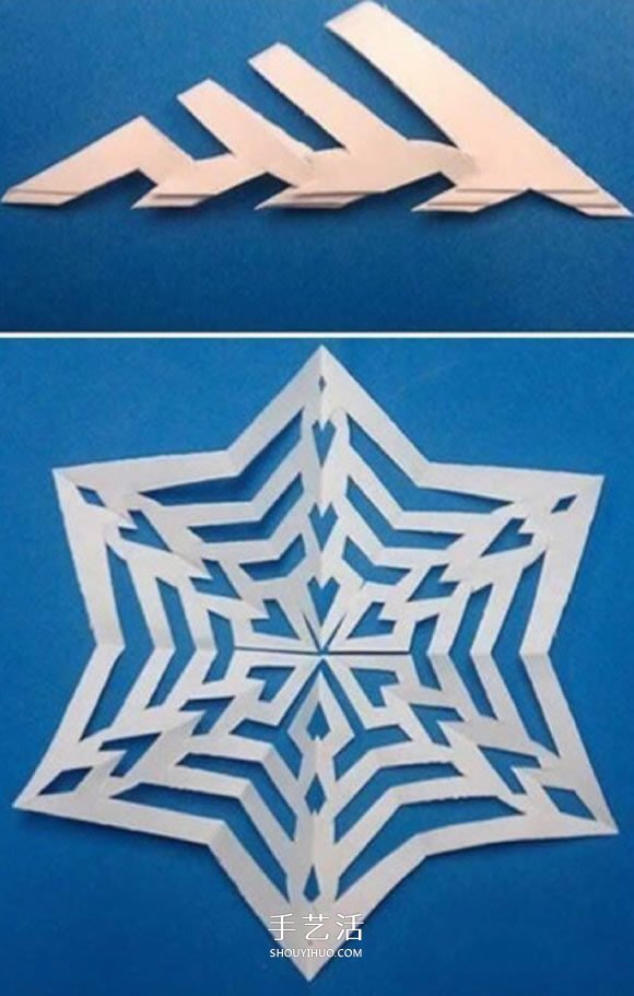 7种美丽雪花的剪纸图案 剪雪花怎么剪步骤图