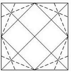 折纸基础教程：八边形纸的制作方法图解