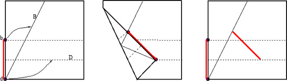 折纸中如何把角三等分 三等分角的方法图解