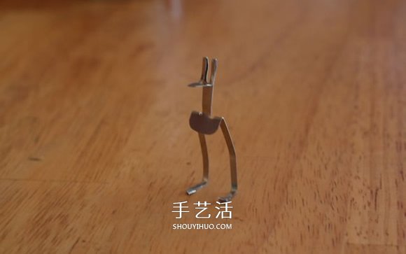 发夹手工制作袋鼠图解