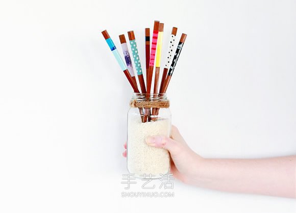 用指甲油DIY改造筷子的方法图解教程