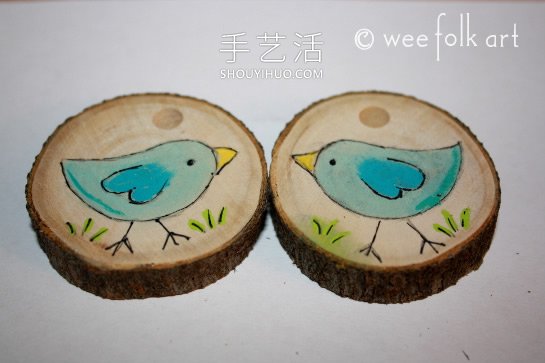 木制纪念章吊坠的制作方法图解教程