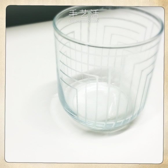 简单自制蚀刻玻璃杯的方法图解教程