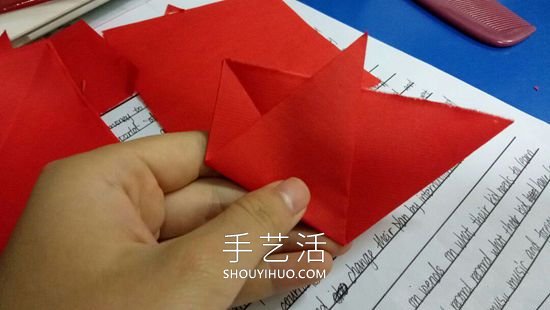 春节团花剪纸步骤和折叠方法图解教程