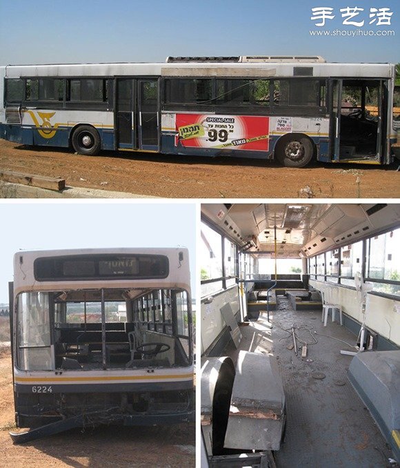 以色列女汉子DIY公交车改造变豪宅