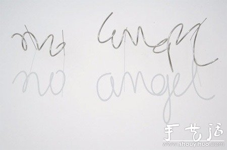 投影不同的字母